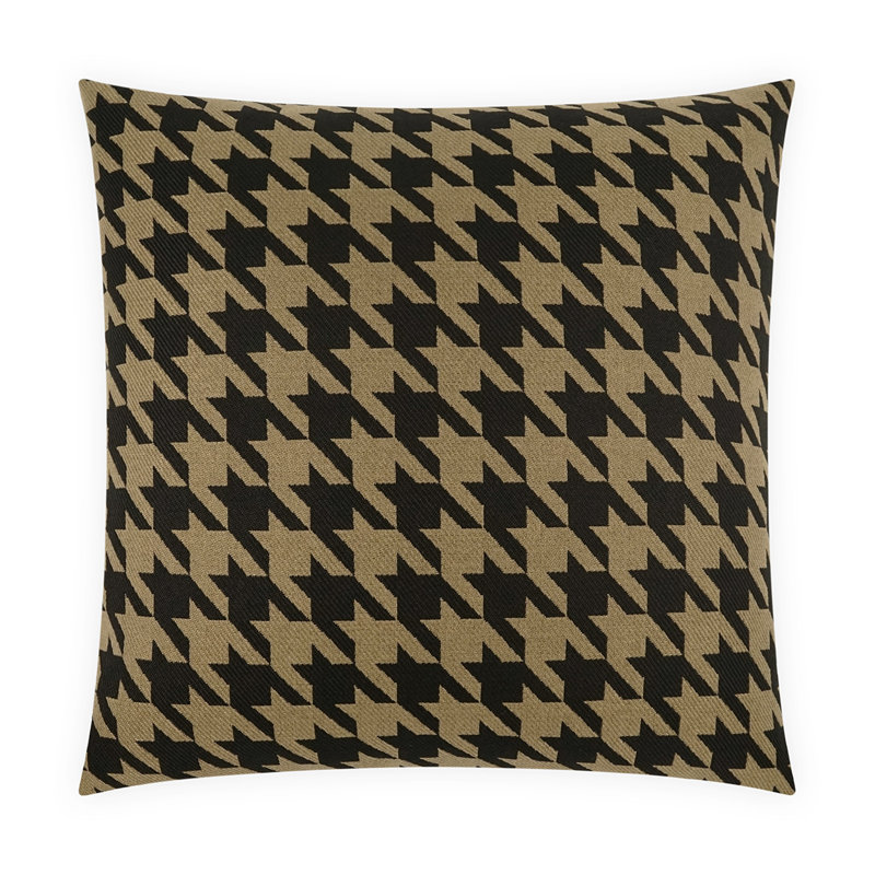 Harwich Throw Pillow, Black, Square 22"