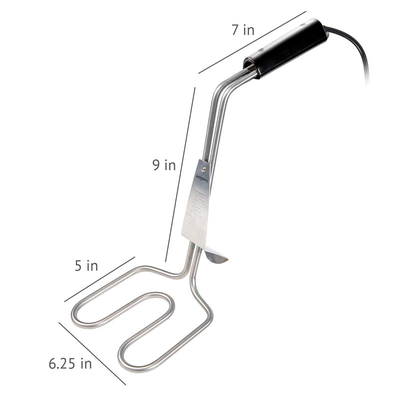 Racleur électrique à grille électrique 500 w premium