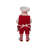 Kurt Adler Fabriche Gingerbread Chef Santa Standing Christmas Figurine, 10.5in