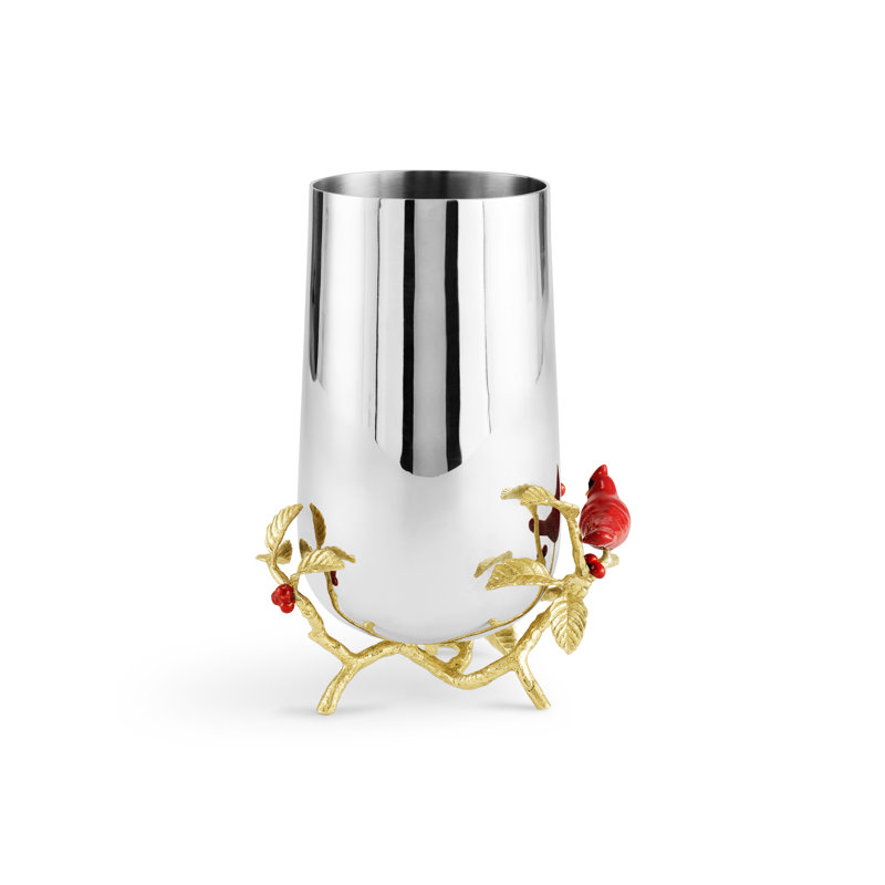Cardinal Stainless Steel and Aluminum Table Vase
