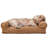  Quilted Pillow Sofa Style Bolster Dog Bed-1881001765-1881001766