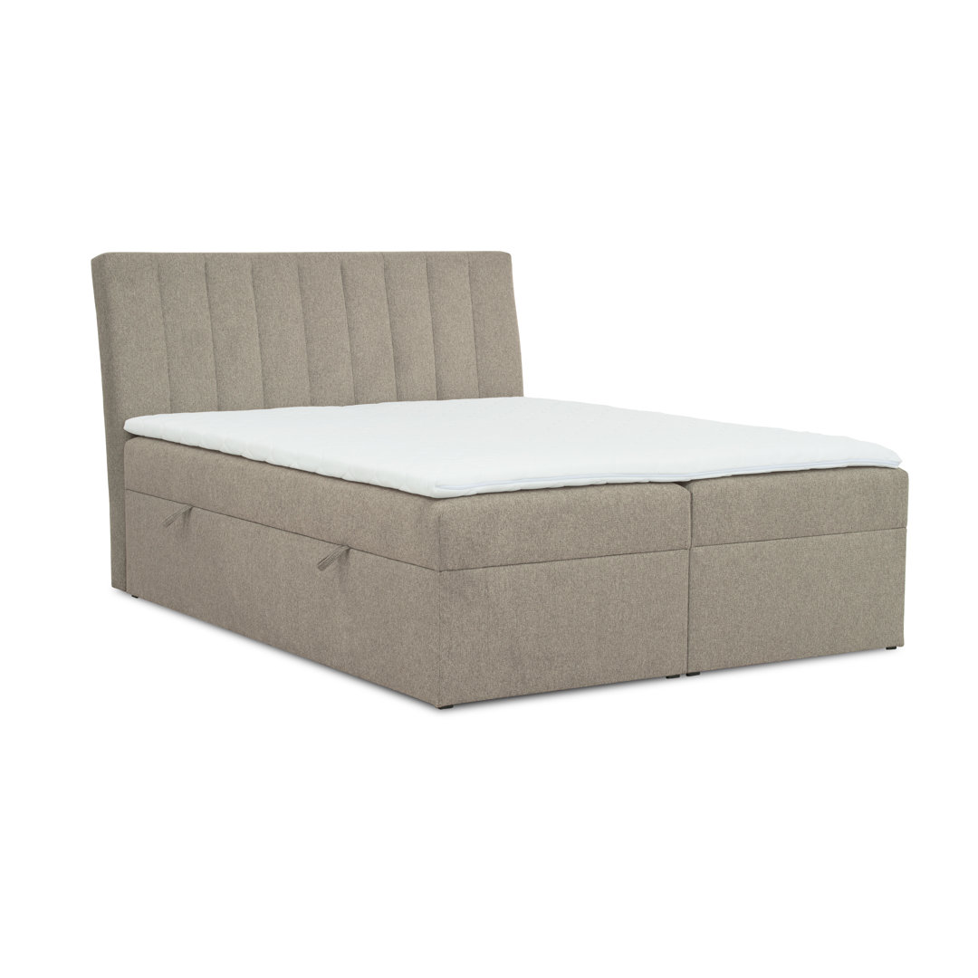 Boxspringbett Belleterre mit Topper und Stauraum