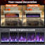 Metro Lane Black Electric Fireplace-399296091