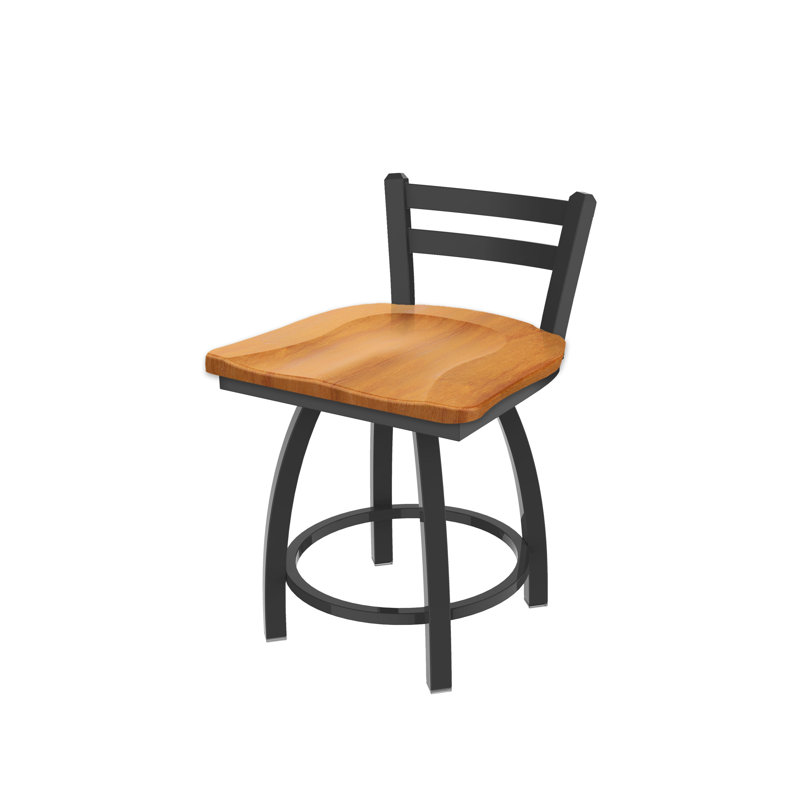 Tabouret de coiffeuse 411 Jackie, Bois - érable moyen, Étain