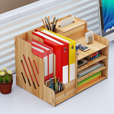 Manufactured Wood Desk Organiser