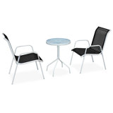 Aylin 2 - Person Metal Patio Dining Set with Round Table