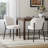 Upholstered Dining Chair with Thick Cushioned Seat-1094615739