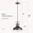Castillon 1-Light Pendant Light with Metal Dome Shade-1078288011