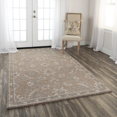Husted Wool Floral Indoor Rug