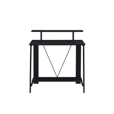 Fielder Rectangular Writing Desk with Open Storage