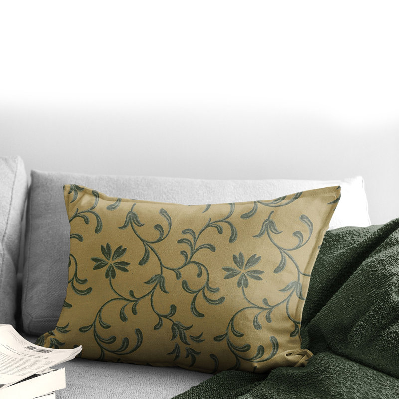 Housse et insert de coussin rectangulaire en mélange de coton Zeffa