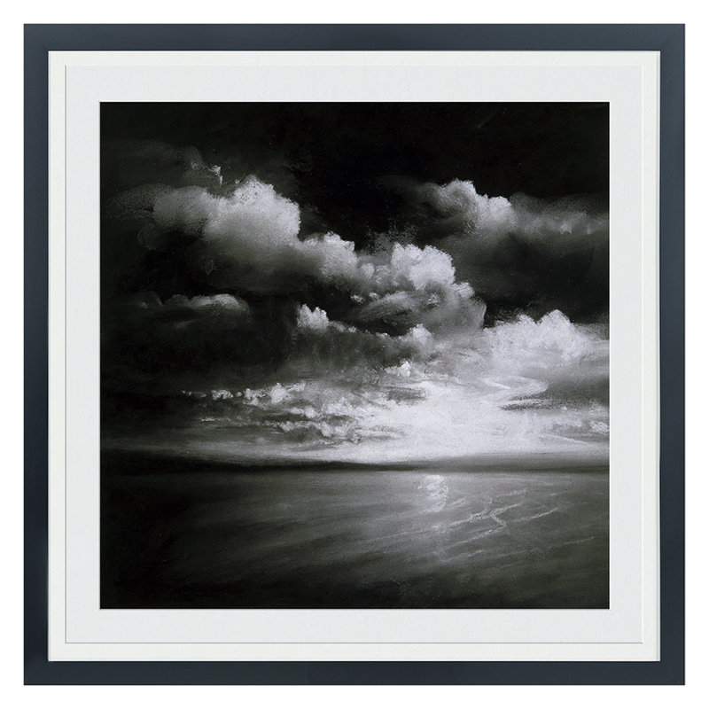 «Moonlit Bay I», reproduction encadrée sur papier par Donna Levinstone