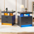 Ensemble de 2 tables de chevet