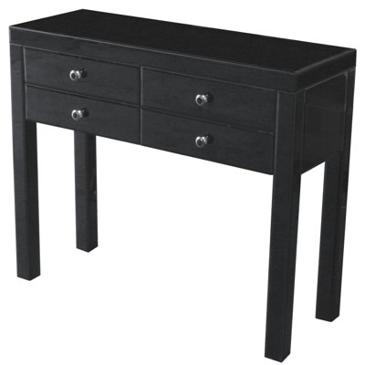 Modal 100cm Glass Top Console Table