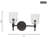 Thom Filicia Coury Bathroom Bedroom Wall Fixture With Clear Shade-19396301-19396297-19396300