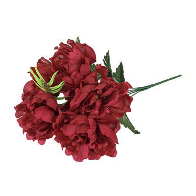 Artificial Peony Flower Bush