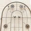Paquet de 2 treillis de jardin en métal 71 po x 19,7 po antirouille pour plantes grimpantes support de fleurs extérieur brun
