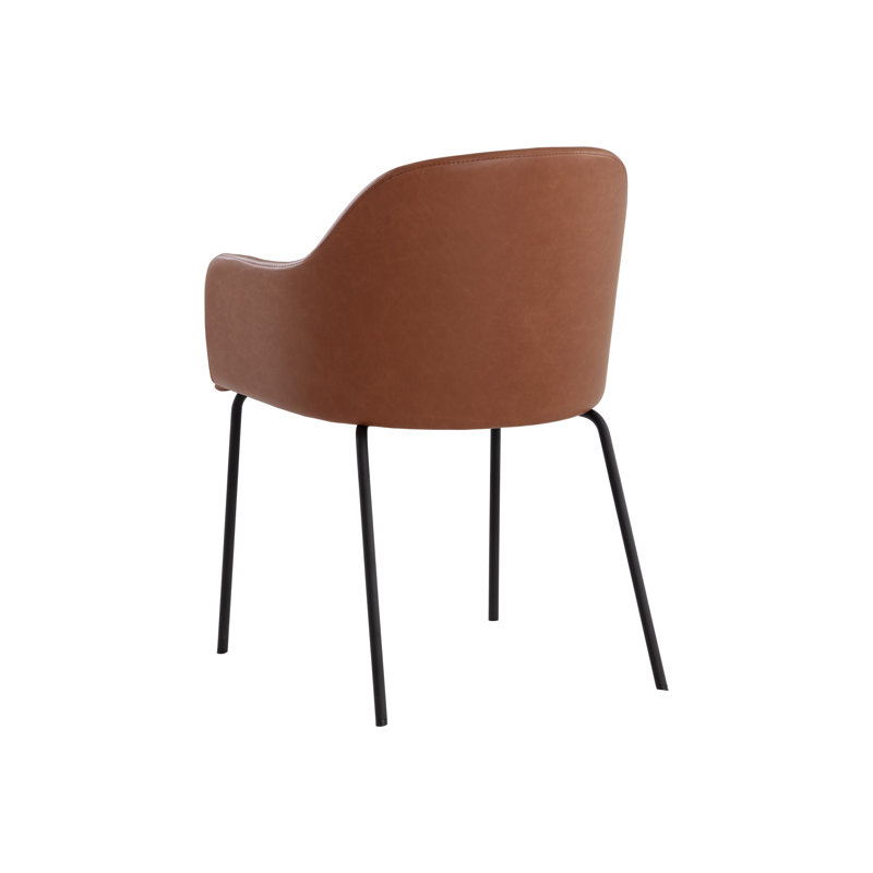 Upholstered Arm Chair, Brown