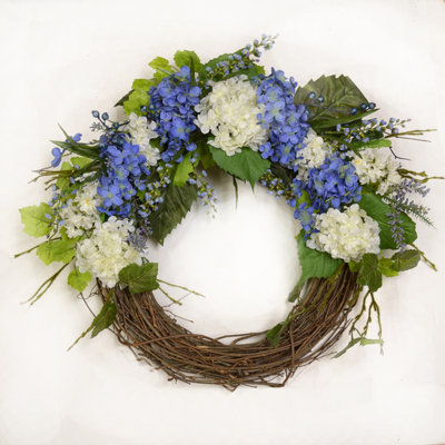 20 " Mixed Greenery Silk Wreath