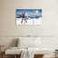 Red Skis Wall Art Multi Piece Canvas Print-92828652