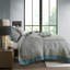 5 Piece Jacquard Bedspread Set with Throw Pillows Teal Queen-131602943-131602944