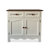 White Solid Wood Shoe Storage Bench