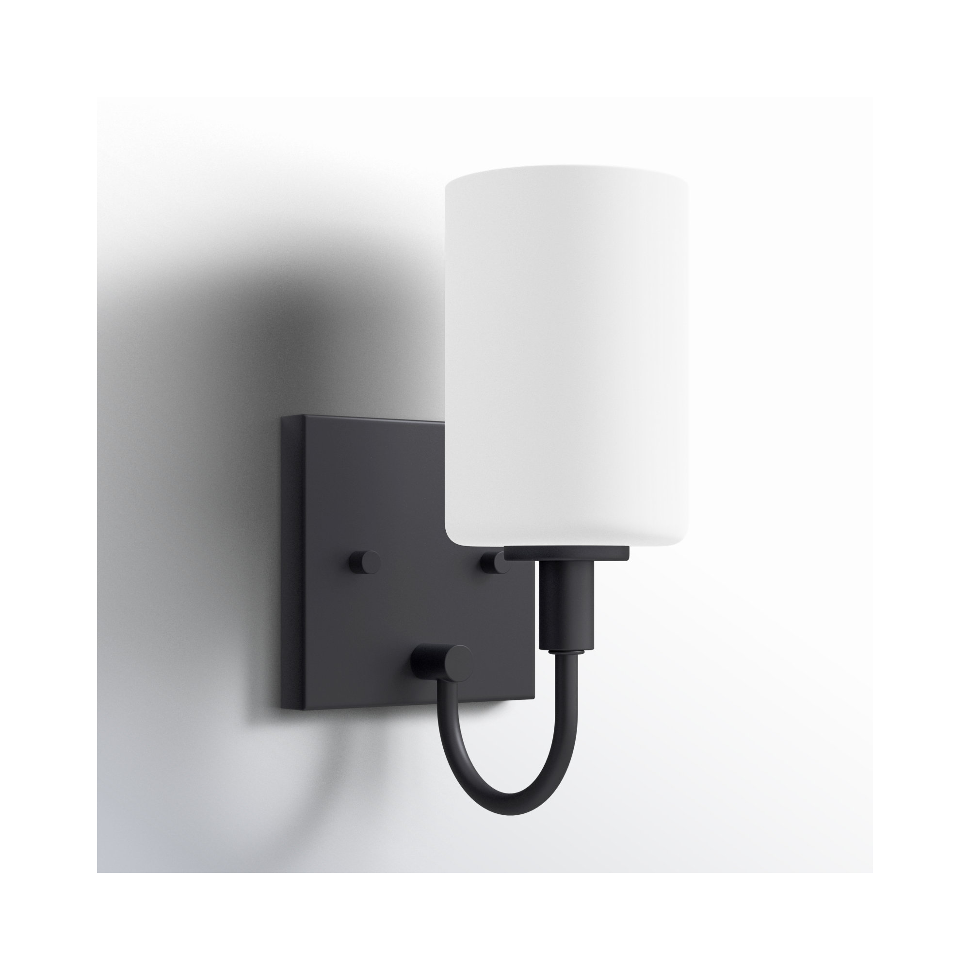 Rowley Dimmable Bath Sconce, Midnight Black
