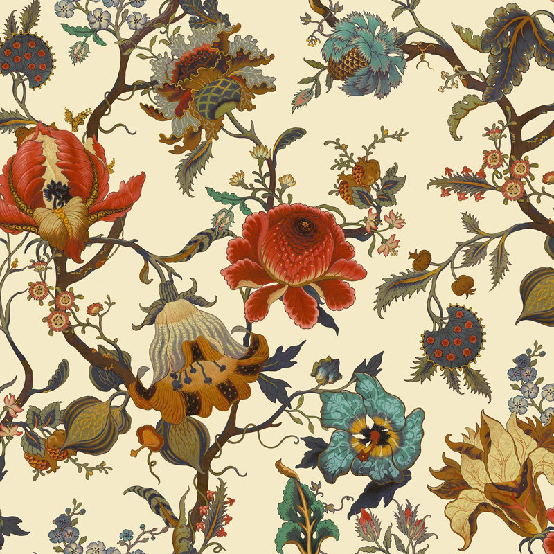Artemis 9.84' L x 70.8" W Wallpaper Roll, Ecru
