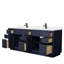 Beckett TK 84'' W Double Vanity-2080885333-2080885335-2080885331