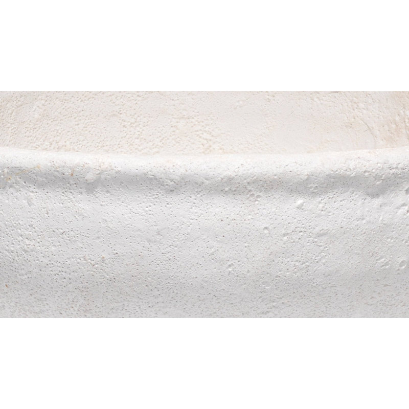 White Textured Ceramic Novelty Table Vase