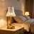 11.4'' Dimmable Touch Control Table Lamps Rechargeable Nightstand Bedside Lamp with 3 Color Lighting