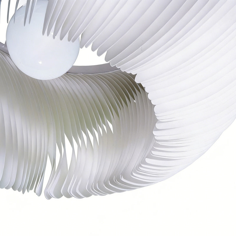 Luminaire suspendu 23,6 pouces moderne minimaliste 23,6 pouces E26 avec cordon de contrôle mural réglable pour le salon et la salle à manger