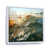 White Floater Framed