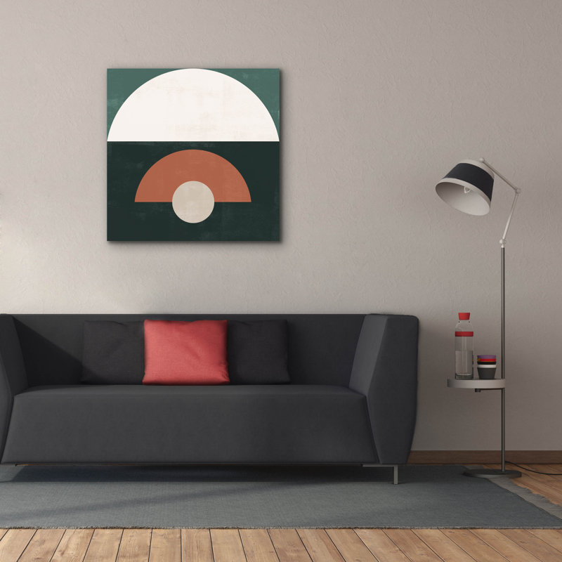  «Scandi Shapes 2» par Emma Caroline, art mural sur toile, 37 po x 37 po