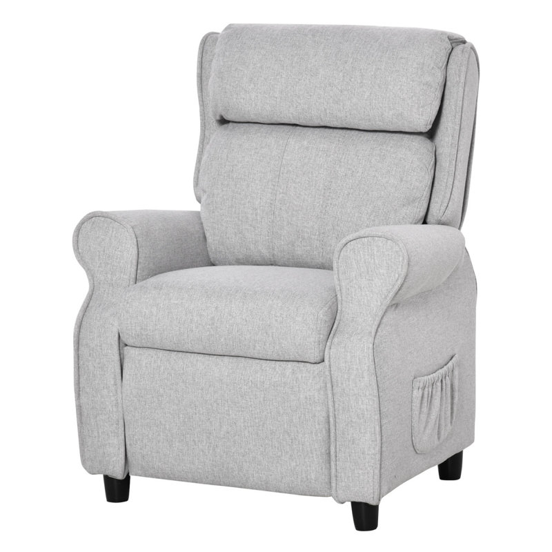 Fauteuil de jeu inclinable Qabo Kids, Gris clair