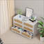 51.18"6-Drawers Rattan Storage Cabinet Rattan Drawer
