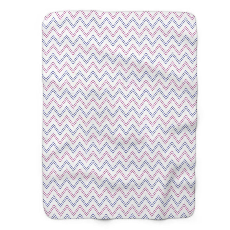 Pastel Bands - 1 pièce Sherpa Premium, Grand lit