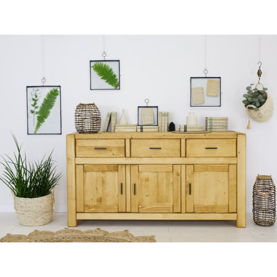 Mccluney 160cm Solid Wood Sideboard