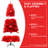 6FT Red Christmas Tree-950263790