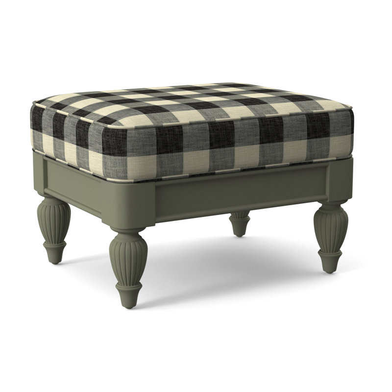 Grand View Ottoman, Beige Performance Fabric; 0851-73, Greystone Finish