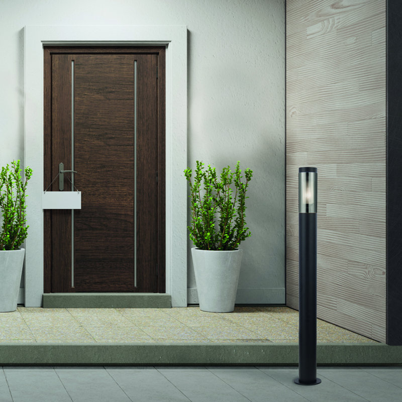 Tarik Smoked Bollards, 90cm H x 12cm W x 12cm D