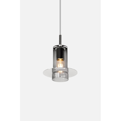 Barbel 1 - Light Black Unique/Statement Pendant