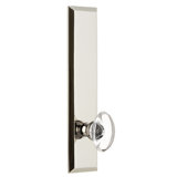 Grandeur Fifth Avenue Tall Plate Double Dummy with Provence Crystal Door Knob