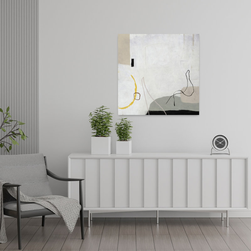 Art contemporain contemporain abstrait, H 24 po x l 24 po