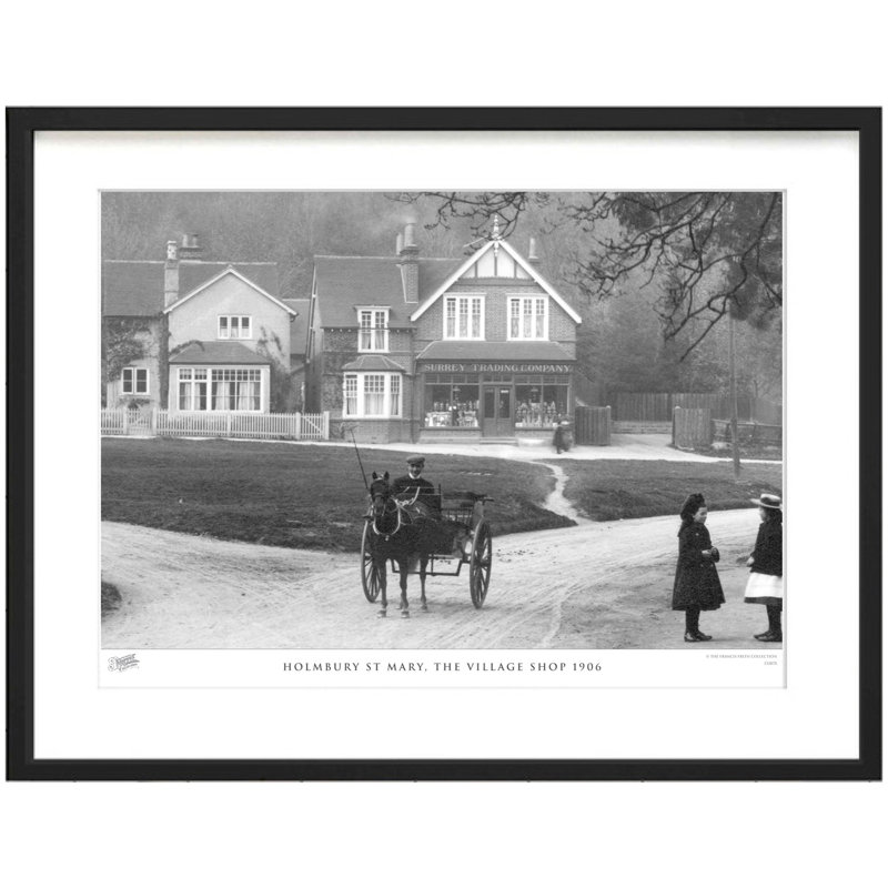 Holmbury St Mary, The Village Shop 1906 by Francis Frith - Single Picture Frame Print, 40cm H x 50cm W x 2.3cm D