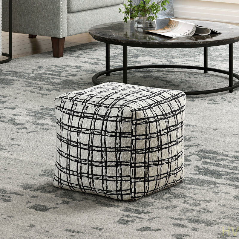 Repose-pieds moderne avec repose-pieds en tissu Patte