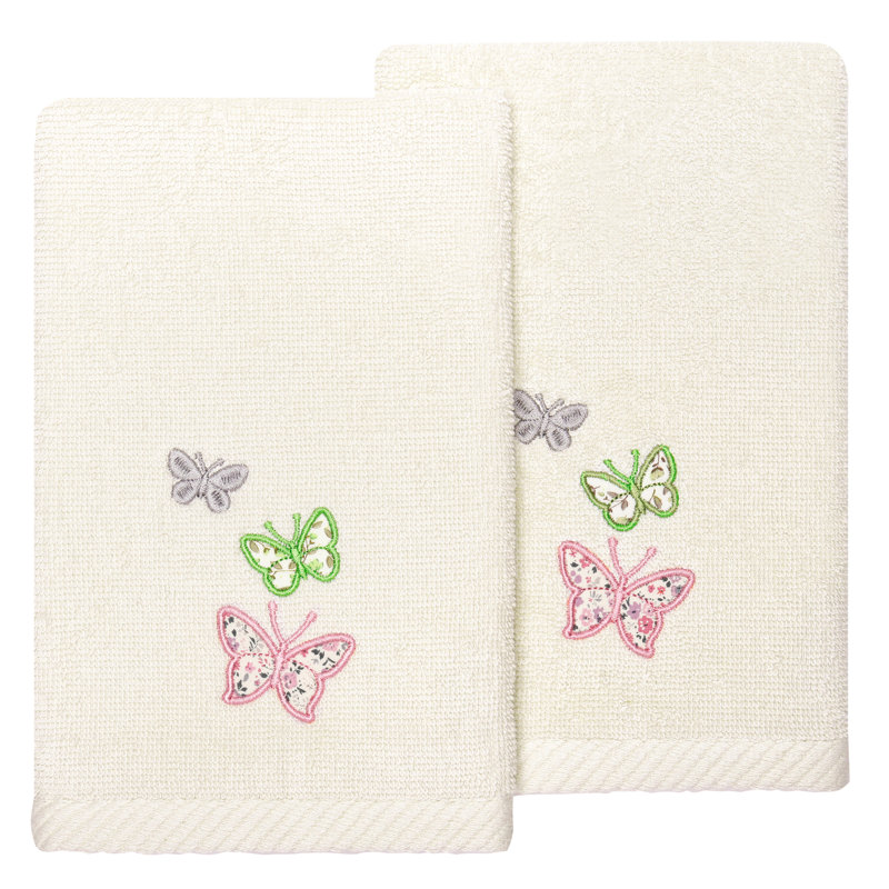  Ensemble de serviettes en coton 2 pièces, Beige