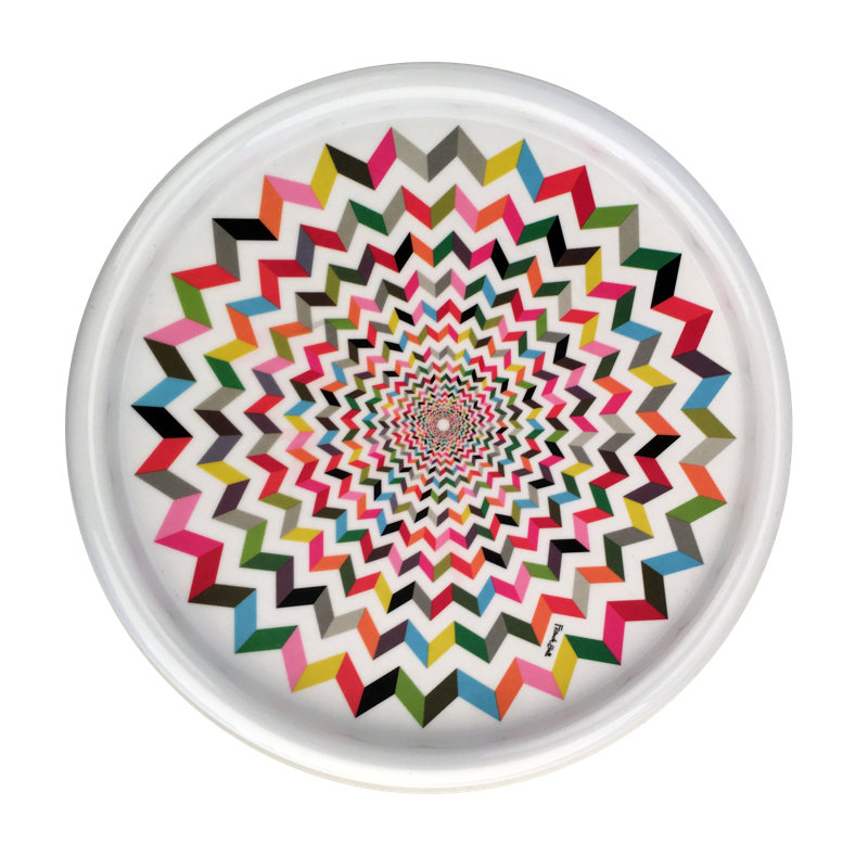 Petit taureau français 9 "Little Lazy Susan - Ziggy Round, H 10 po x l 10 po x P 2 po