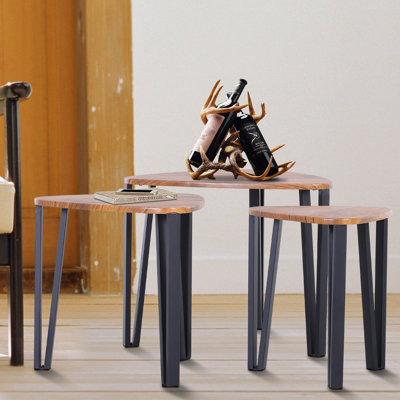 Ensemble de tables basses 3 pièces Schechter