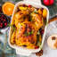 Plat à rôtir avec buffet amovible à 3 bacs, argent-102029742